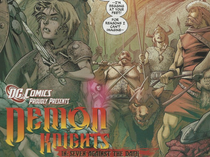 Mystery Woman appears in Demon Knights #1 from DC Comics