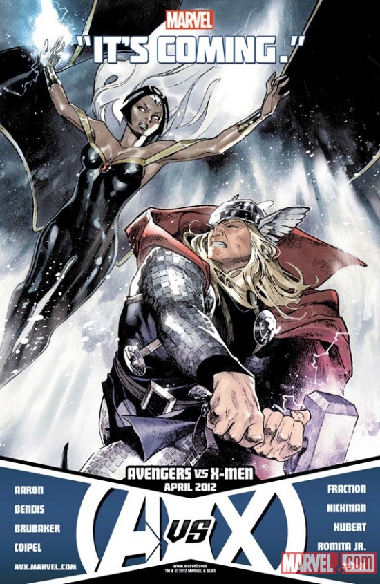 Avengers vs X-Men: Thor vs Storm