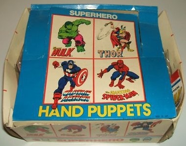 Marvel Hand Puppets Box