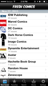 Fresh Comics Publishers List