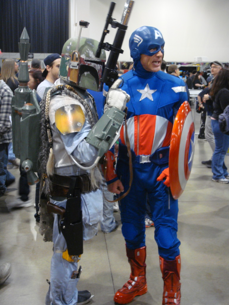Boba Fett and Captain America