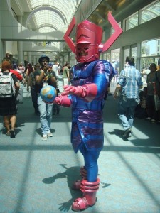 Forget about candy; Galactus eats worlds. Costumes have come along way.