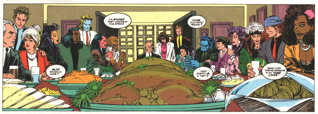 Even the X-Men celebrate Thanksgiving. Sometimes.
