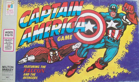 Captain America 1977 Board Game
