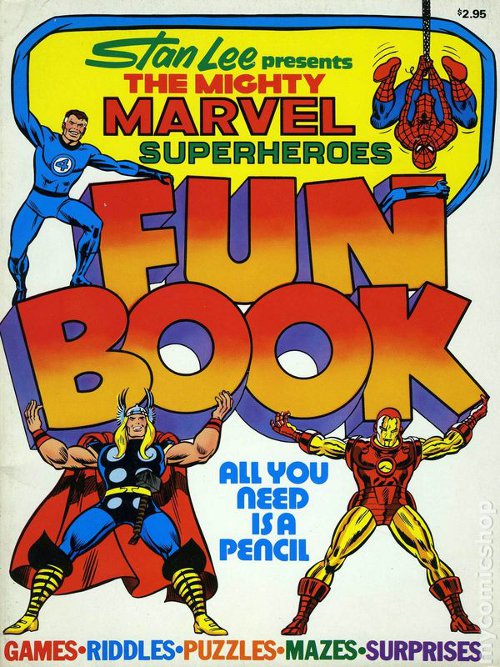 Mighty Marvel Superheroes Fun Book June 1976