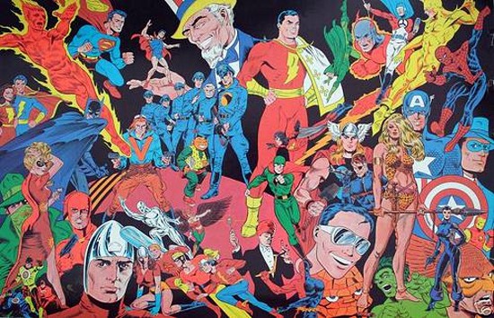 The Steranko History of Comics Volume 2 wrap-around cover