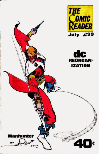 Comic Reader # 99 cover   July 1973