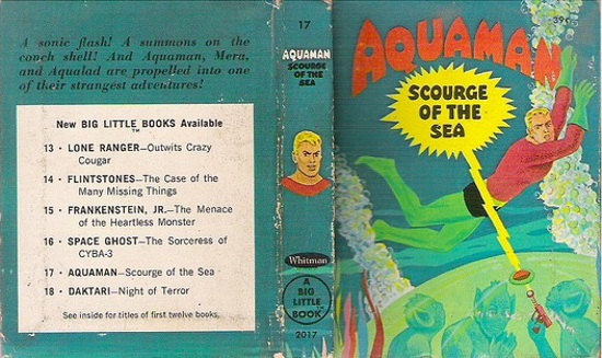 Aquaman Big Little Book covers