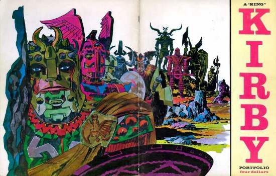 Wrap around Kirby Portfolio cover 1971