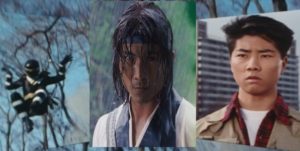 Side note: Turns out that Kane Kosugi, who plays Hayate in DOA, starred as NinjaBlack in the Tokusatsu series Kakuranger. I wish I'd planned this transition.