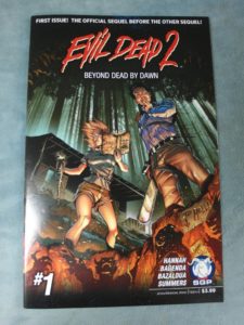Our auction has an Evil Dead 2 comic in it, coincidentally.