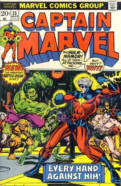 Captain Marvel # 25 March 1973
