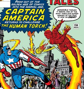 Human Torch Vs Captain America
