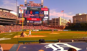 Tigers Opening Day Weekend at Comerica Park, 2012