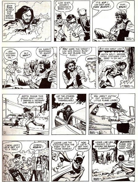 1970 Batman newspaper comic strip 