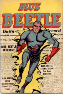 Blue Beetle Golden Age Comic Cover