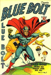 Blue Bolt Comics Golden Age Cover