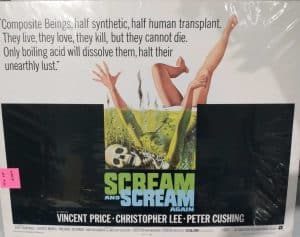 Scream and Scream Again AiP Movie Poster