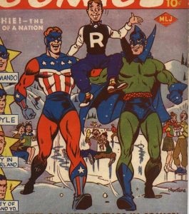 Hangman Shield Archie Pep Comics 36 Golden Age