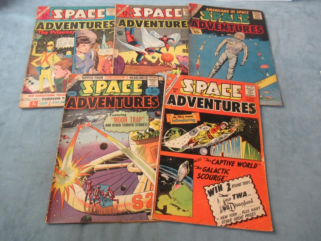 Chartlon Comics Space Adventures lot
