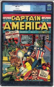 9.6 Captain America Comics #1 Allentown Collection