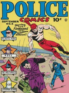 Police Comics Firebrand Cover