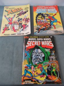 Marvel Super Heroes Secret Wars Acivity Books