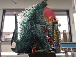 Roy Thomas Godzilla Standee