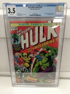 Incredible Hulk #181, CGC graded 3.5