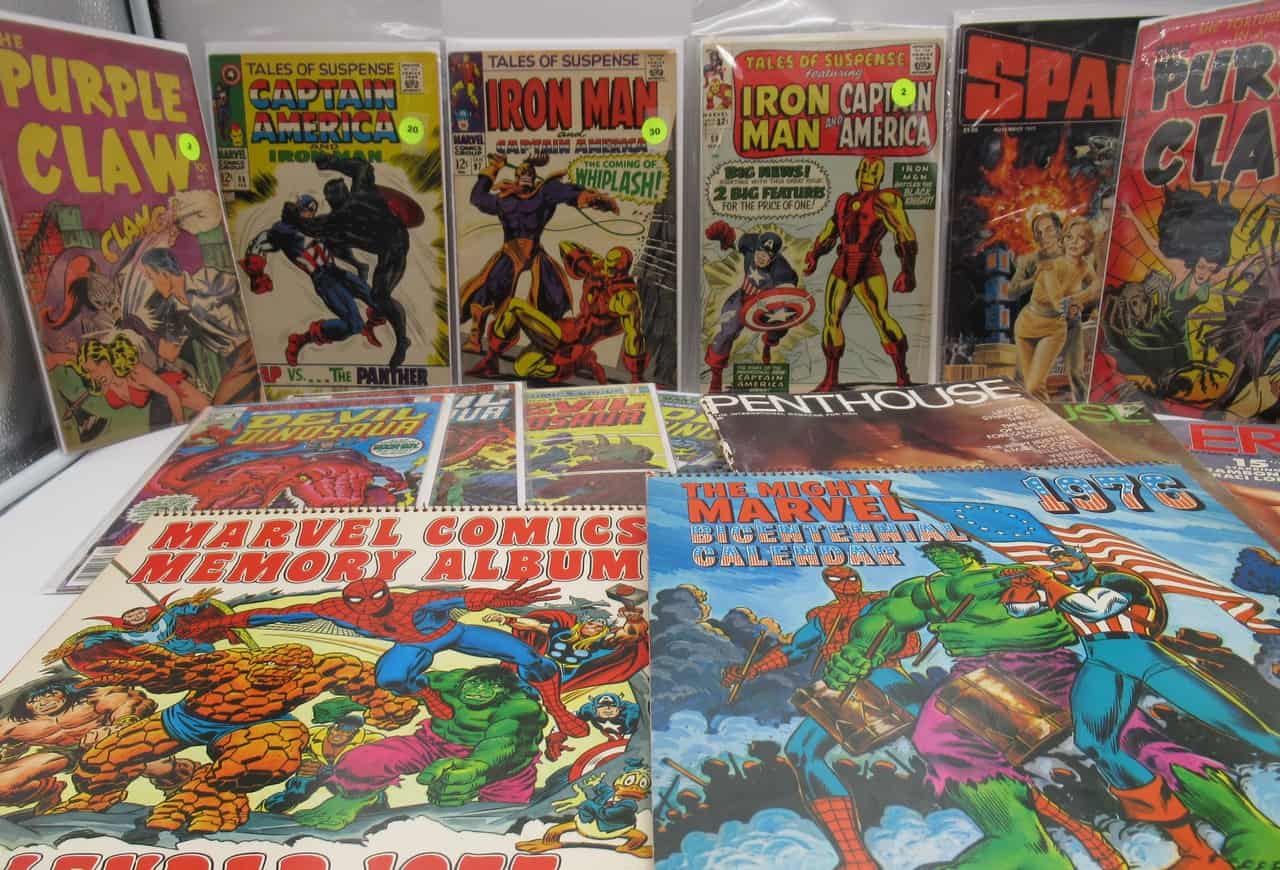 VIntage Comics, Men's Magazines, & Fanclub Materials