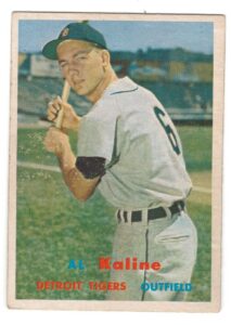 1957 Al Kaline Card