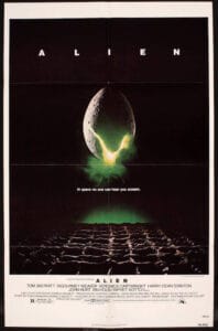 Vintage Alien Poster