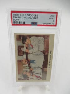 Tree Stooges 1959 Trading Card PSA 9