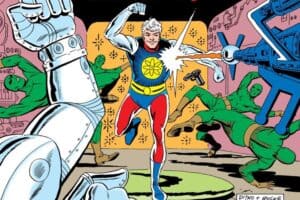 Steve Ditko's cover to Captain Atom #84