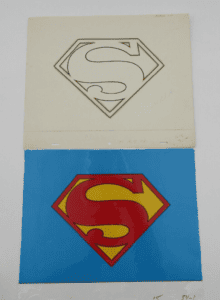 Superman Production Art & Animation Cel