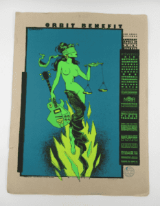 1997 Benefit Concert Poster featuring Kid Rock