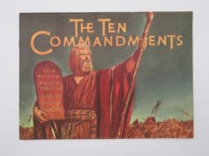 Ten Commandments Movie Program