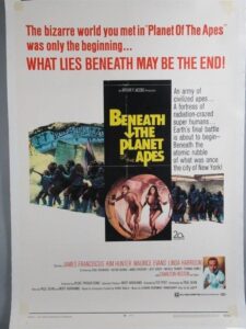 Linen Backed Poster for Beneath The Planet of the Apes